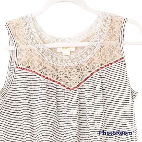 Mauve Lace Sleeveless Top - Small - Excellent Condition - Picture 6 of 14